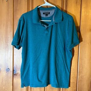 Banana Republic, Luxury Touch Polo, Green, Size Large